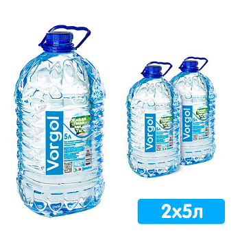 Вода Воргольская Vorgol 5 литров, 2 шт. в уп.