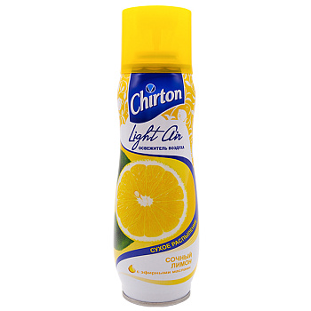 Освежитель воздуха Chirton Light Air сочный лимон (сухое распыление) 300 мл