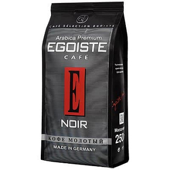 Кофе Egoiste Noir молотый в/у (250гр)