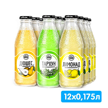 Микс STARbar 0.175 литра, газ, стекло, 12 шт. в уп.